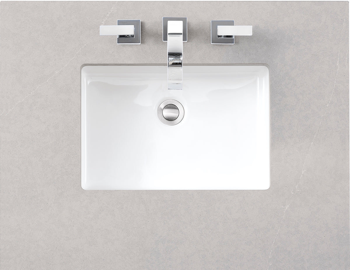 30" Eternal Serena Quartz 3cm w/ Sink