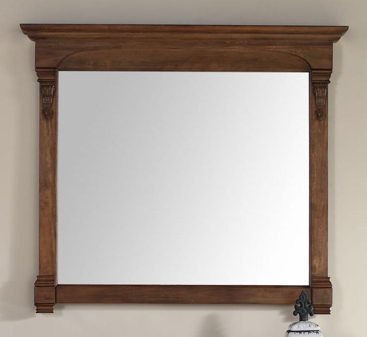 Brookfield 47.25" Mirror, Country Oak, James Martin Vanities - vanitiesdepot.com