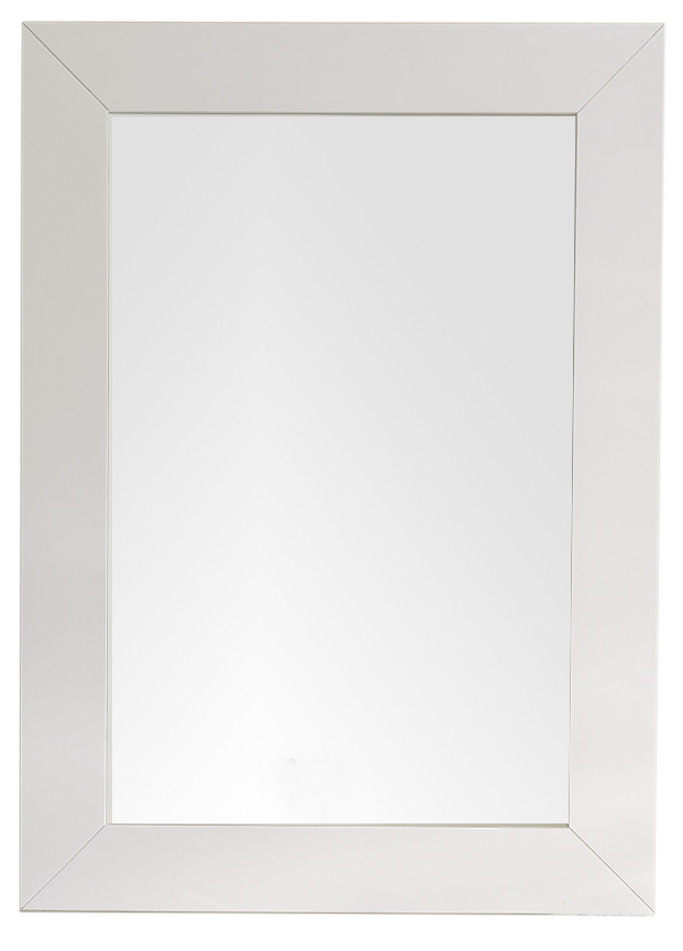 Weston 29" Rectangular Mirror, Bright White, James Martin Vanities - vanitiesdepot.com