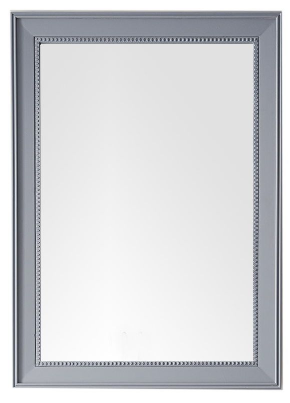 Bristol 29" Rectangular Mirror, Cottage White Bristol 29" Rectangular Mirror, Silver Gray, James Martin Vanities - vanitiesdepot.com