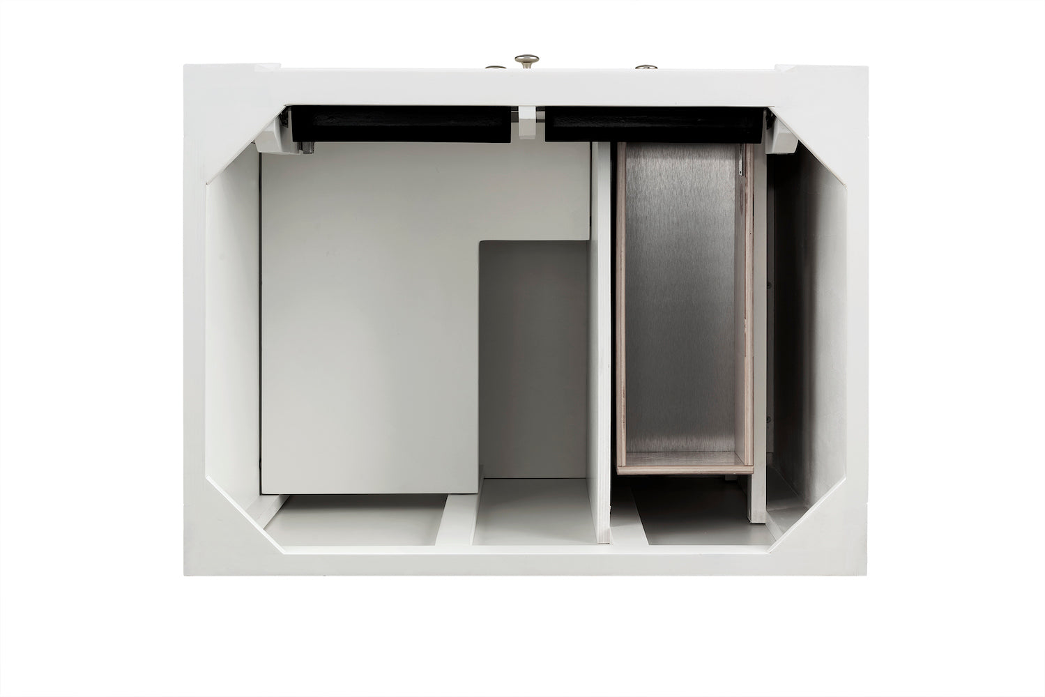 30" Bristol Single Bathroom Vanity, Bright White