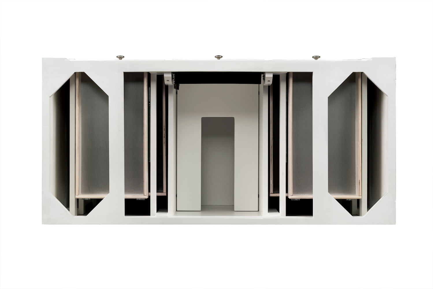 48" Bristol Single Bathroom Vanity, Bright White