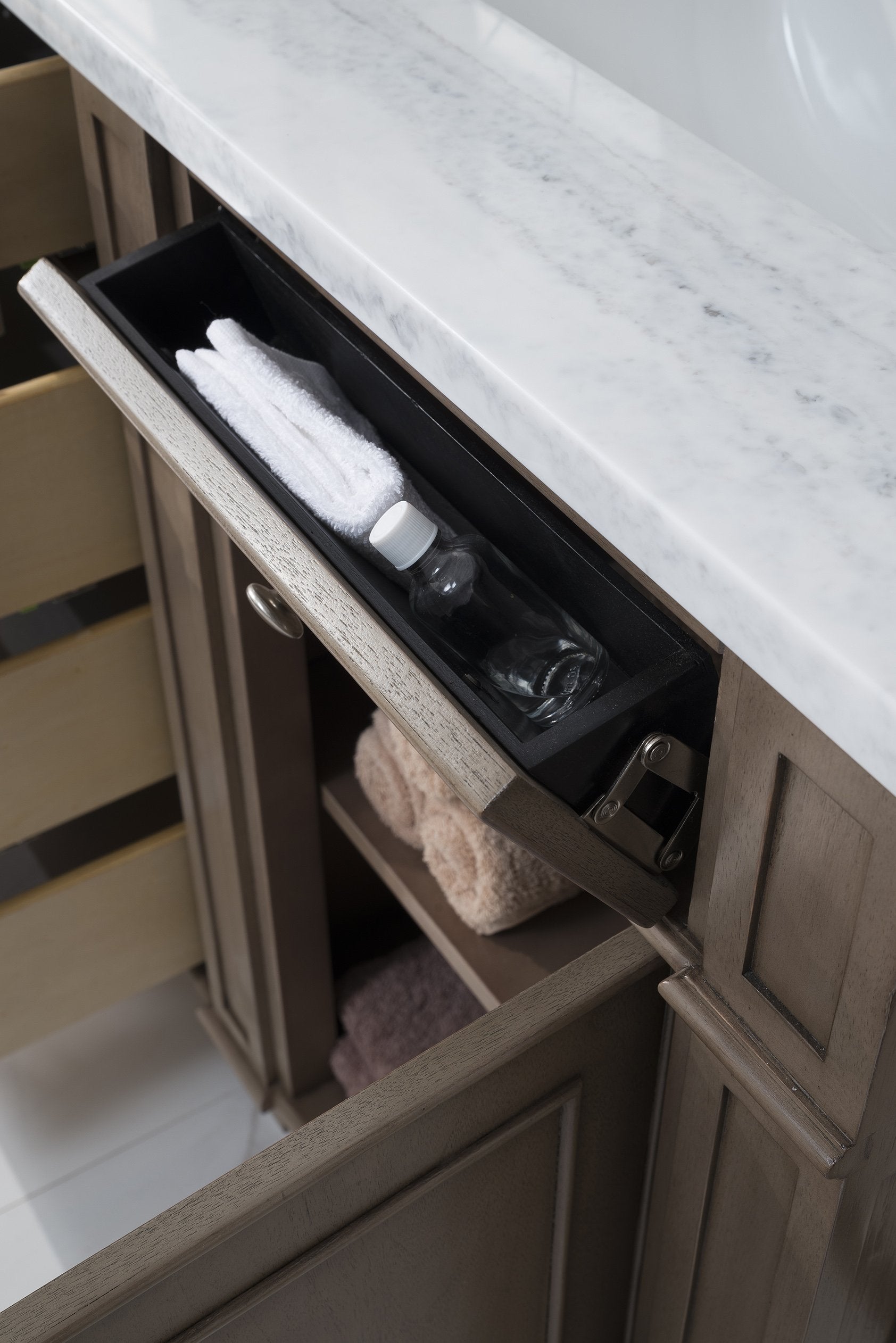 60" Bristol Whitewashed Walnut Double Bathroom Vanity, James Martin Vanities - vanitiesdepot.com