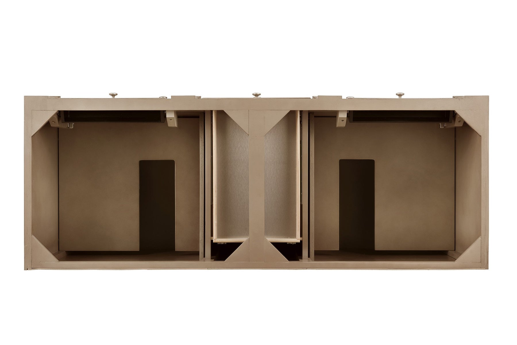 60" Bristol Whitewashed Walnut Double Bathroom Vanity, James Martin Vanities - vanitiesdepot.com