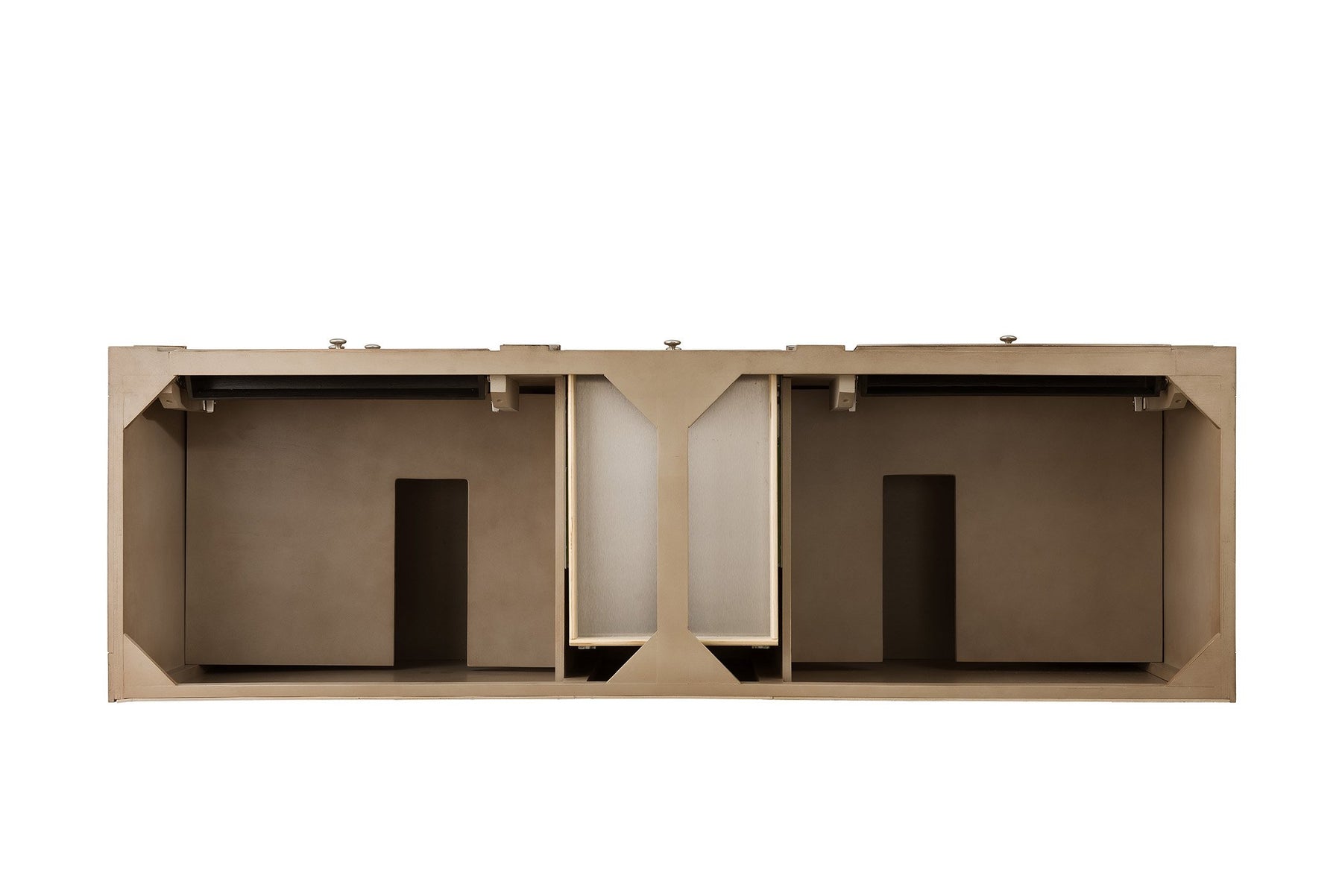 72" Bristol Whitewashed Walnut Double Bathroom Vanity, James Martin Vanities - vanitiesdepot.com