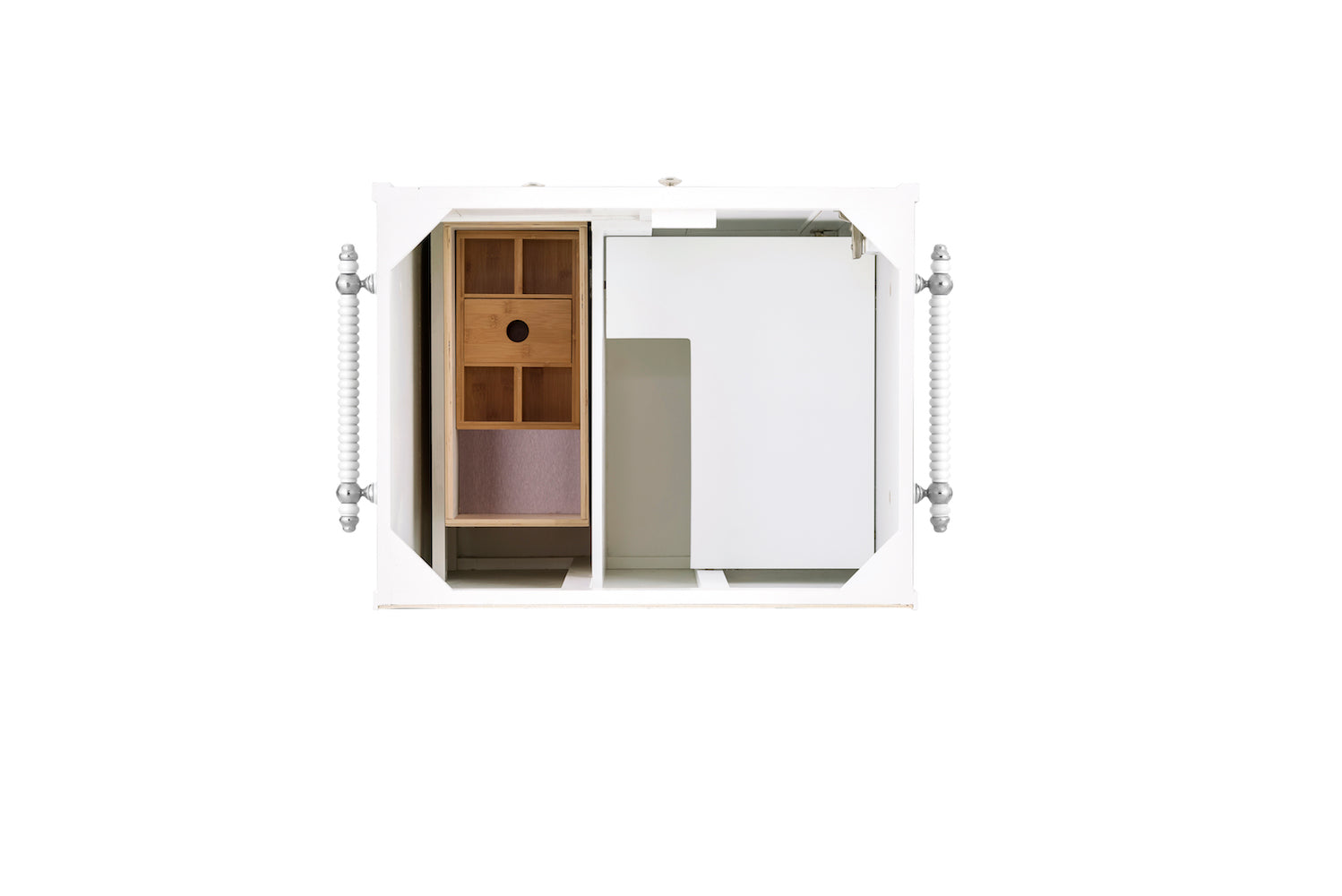 30" Copper Cove Encore Single Sink Bathroom Vanity, Bright White