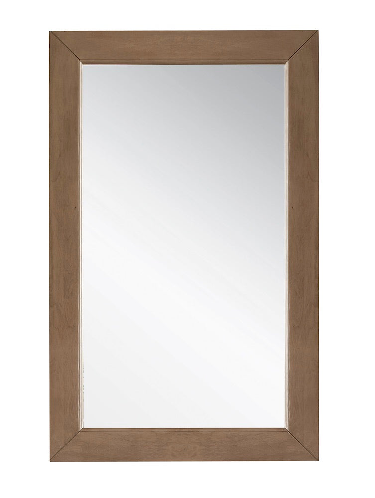 26" Mirror, Chicago, Whitewashed Walnut