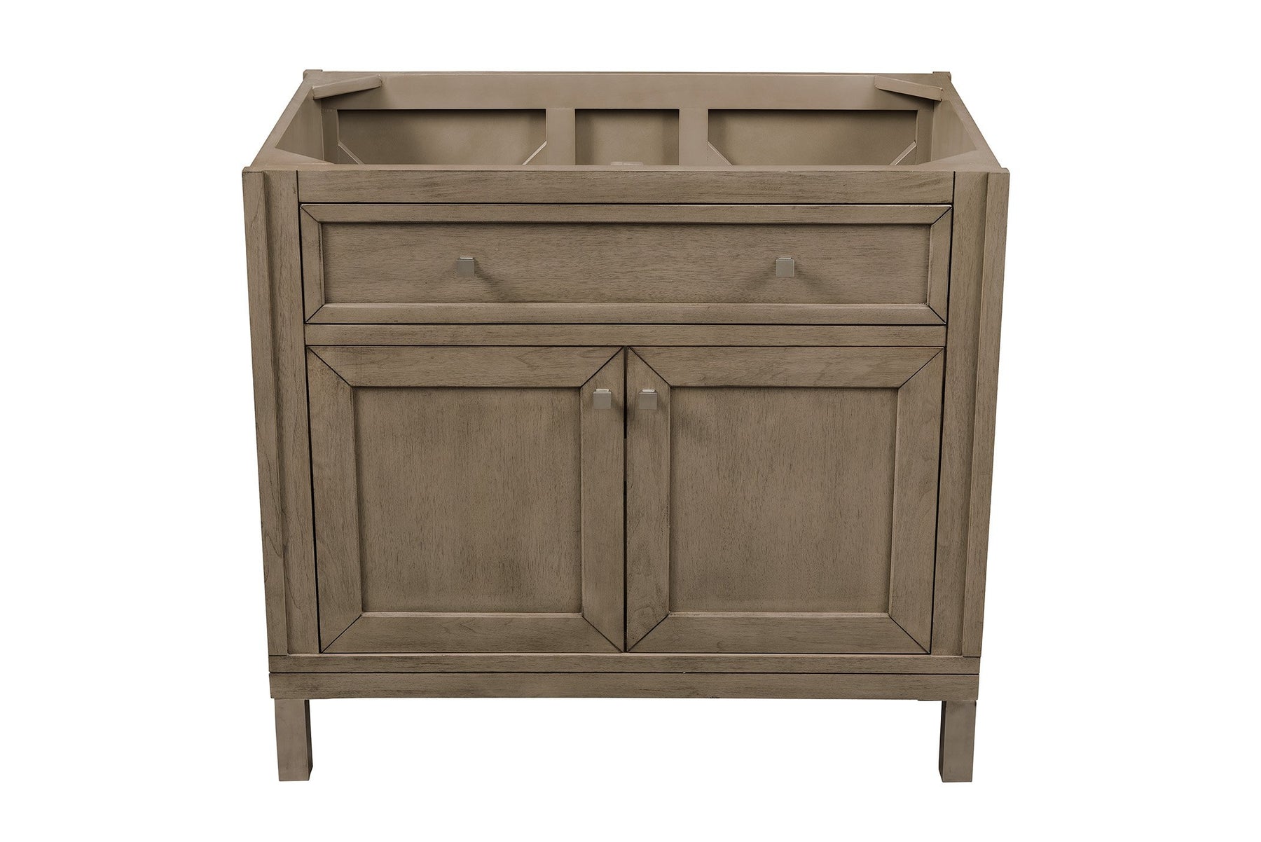 36" Chicago Whitewashed Walnut Single Sink Bathroom Vanity, James Martin Vanities - vanitiesdepot.com