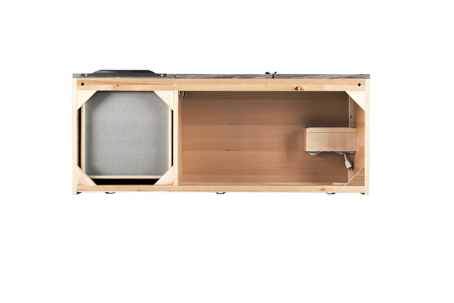48" Mercer Island Single Sink Bathroom Vanity, Ash Gray w/ Brushed Nickel
