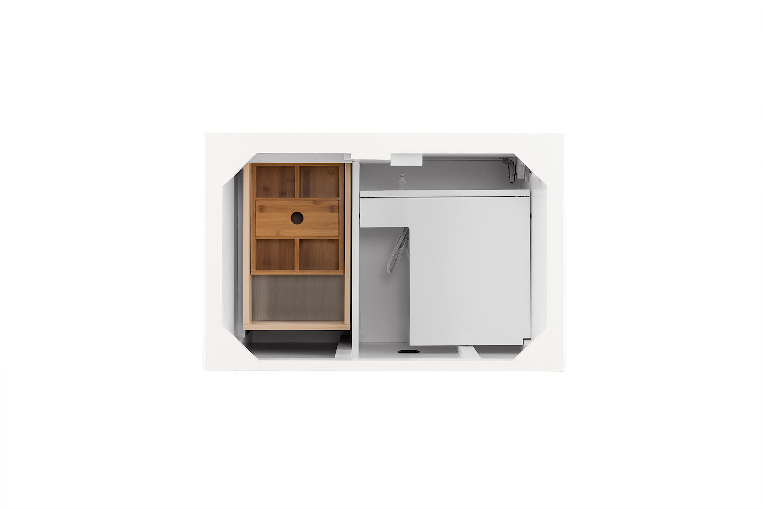 36" Palisades Single Bathroom Vanity, Bright White