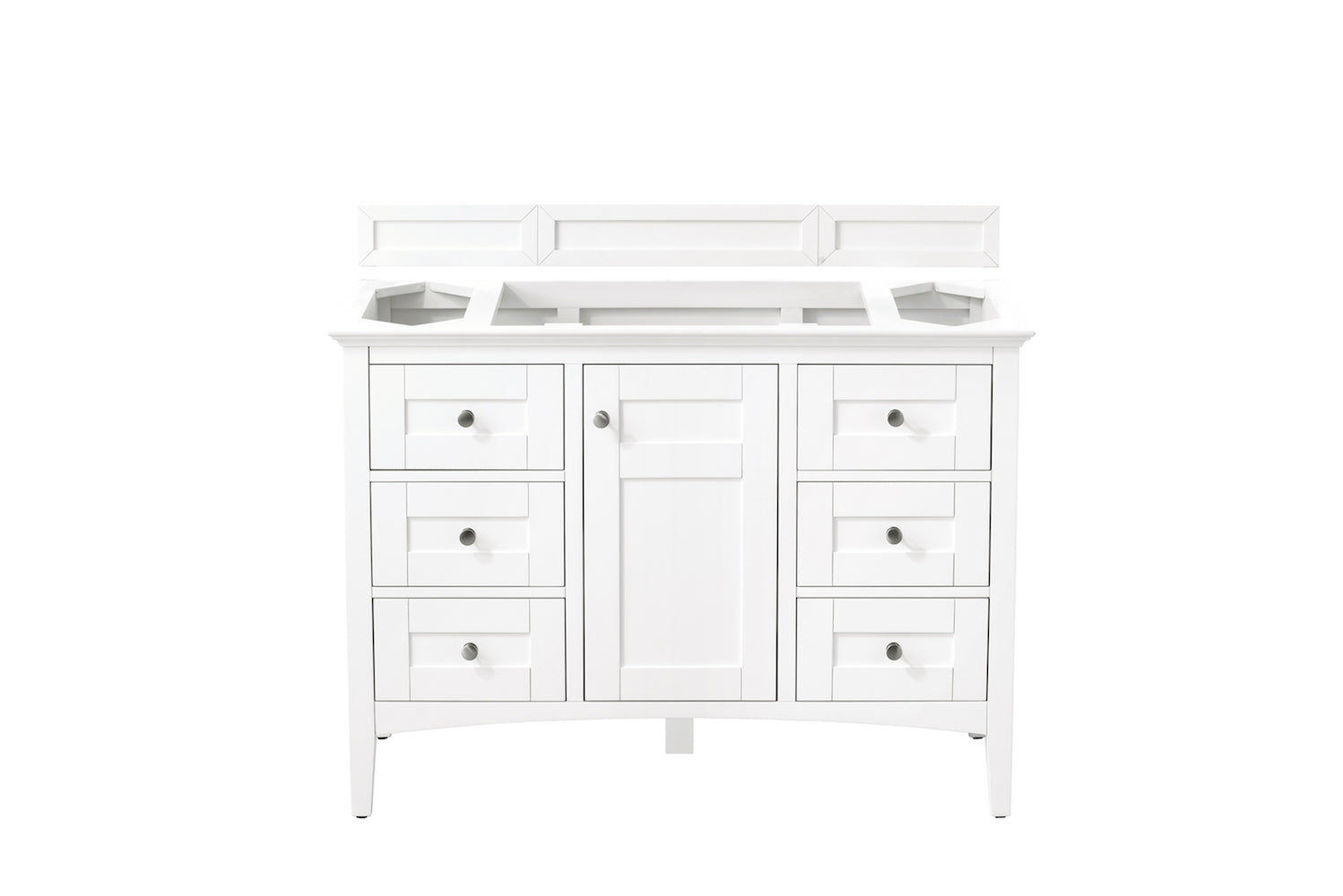 48" Palisades Single Bathroom Vanity, Bright White