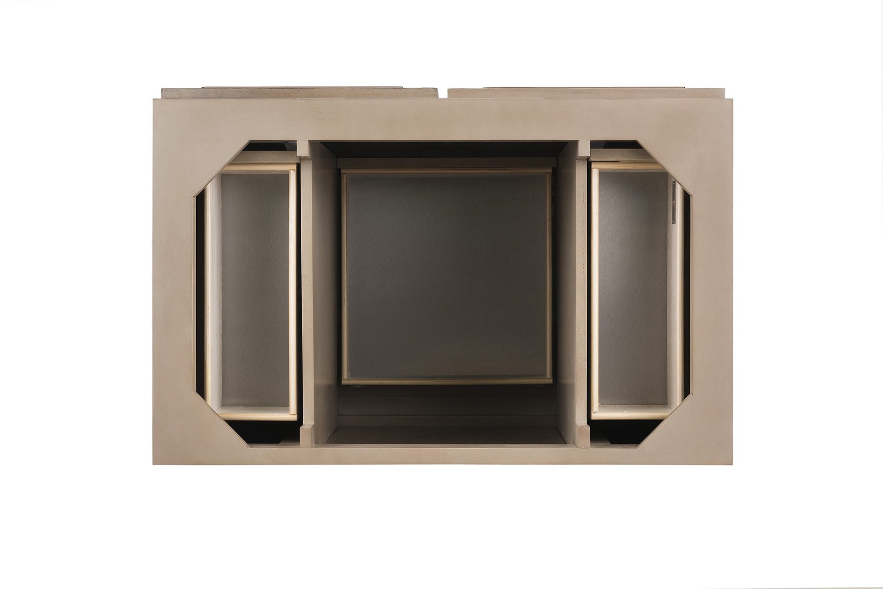 36" Portland Whitewashed Walnut Single Bathroom Vanity, James Martin Vanities - vanitiesdepot.com