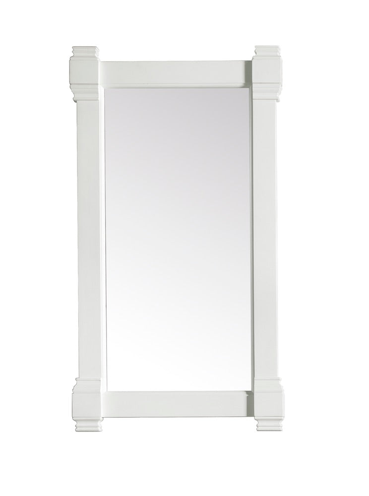 22" Brittany Mirror, Bright White