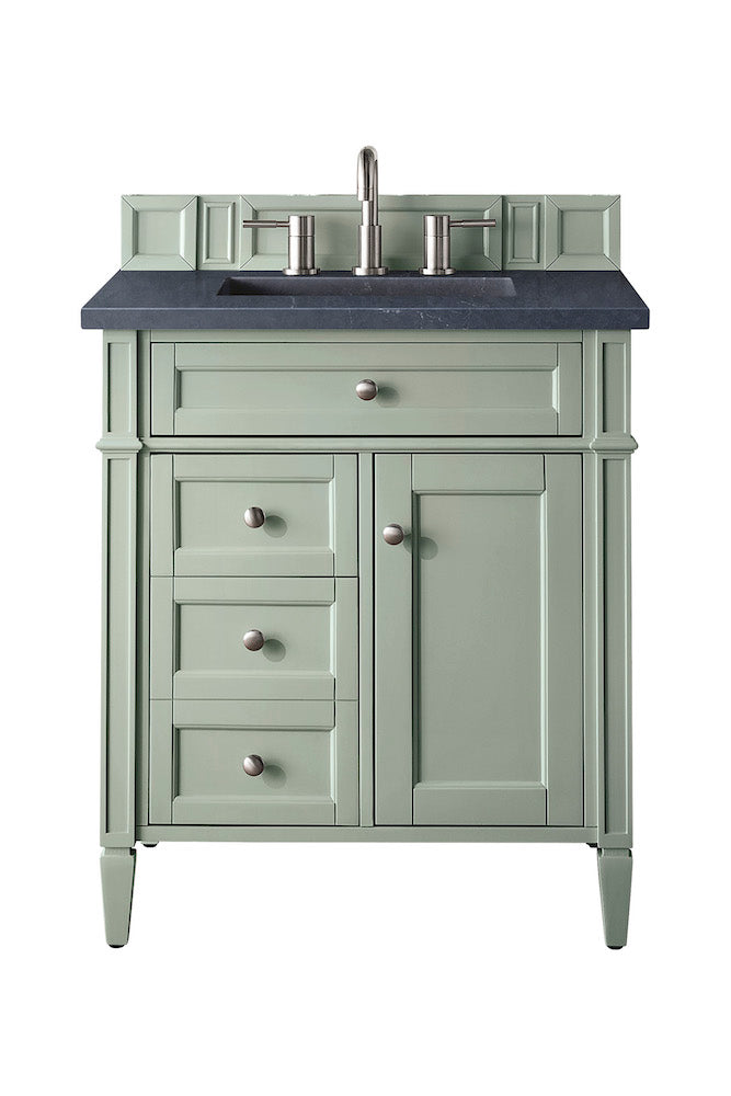 30" Brittany Single Sink Bathroom Vanity, Sage Green