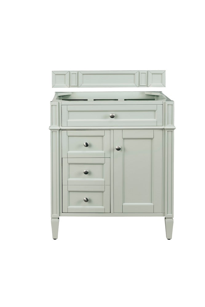 30" Brittany Single Sink Bathroom Vanity, Sage Green