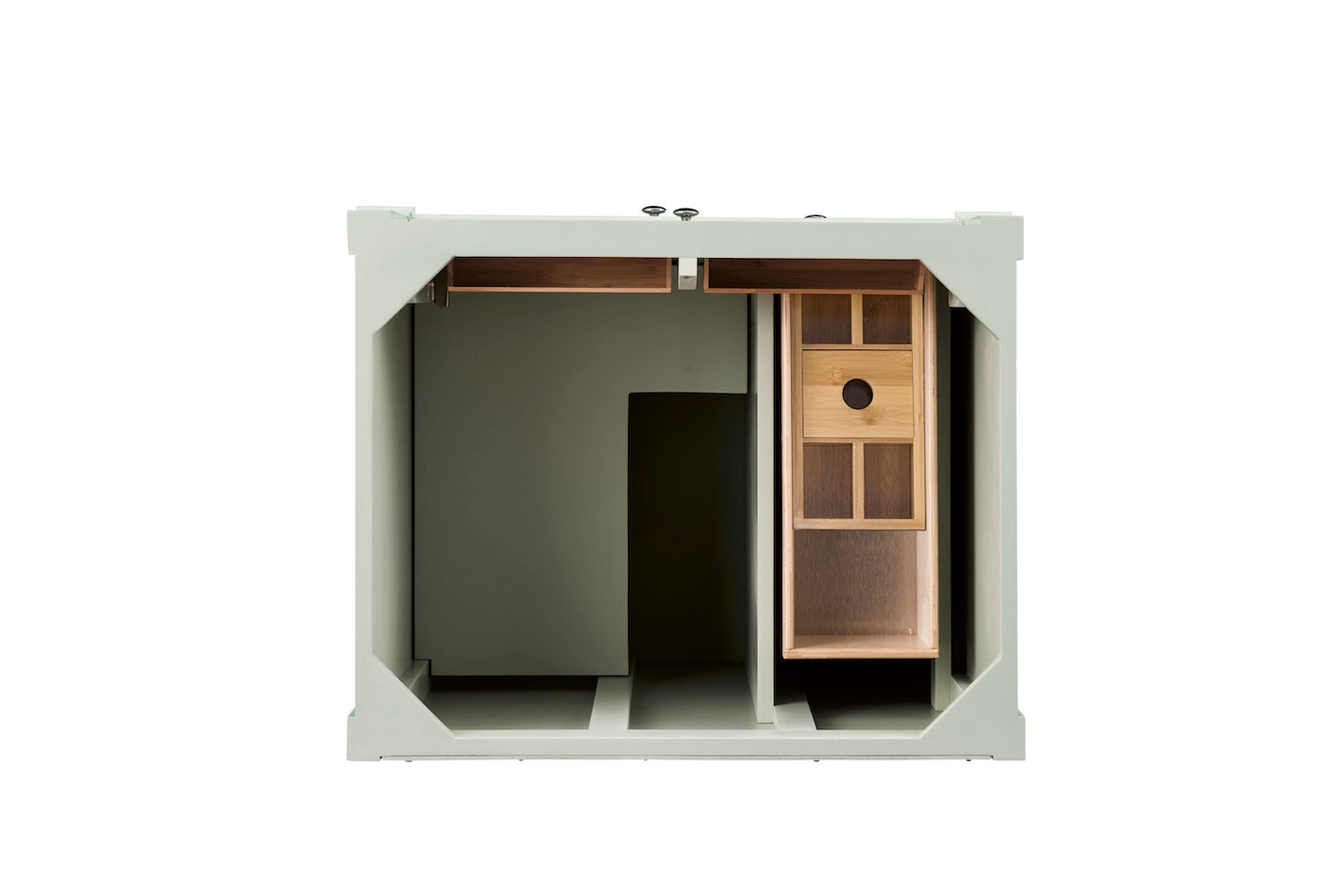 30" Brittany Single Sink Bathroom Vanity, Sage Green