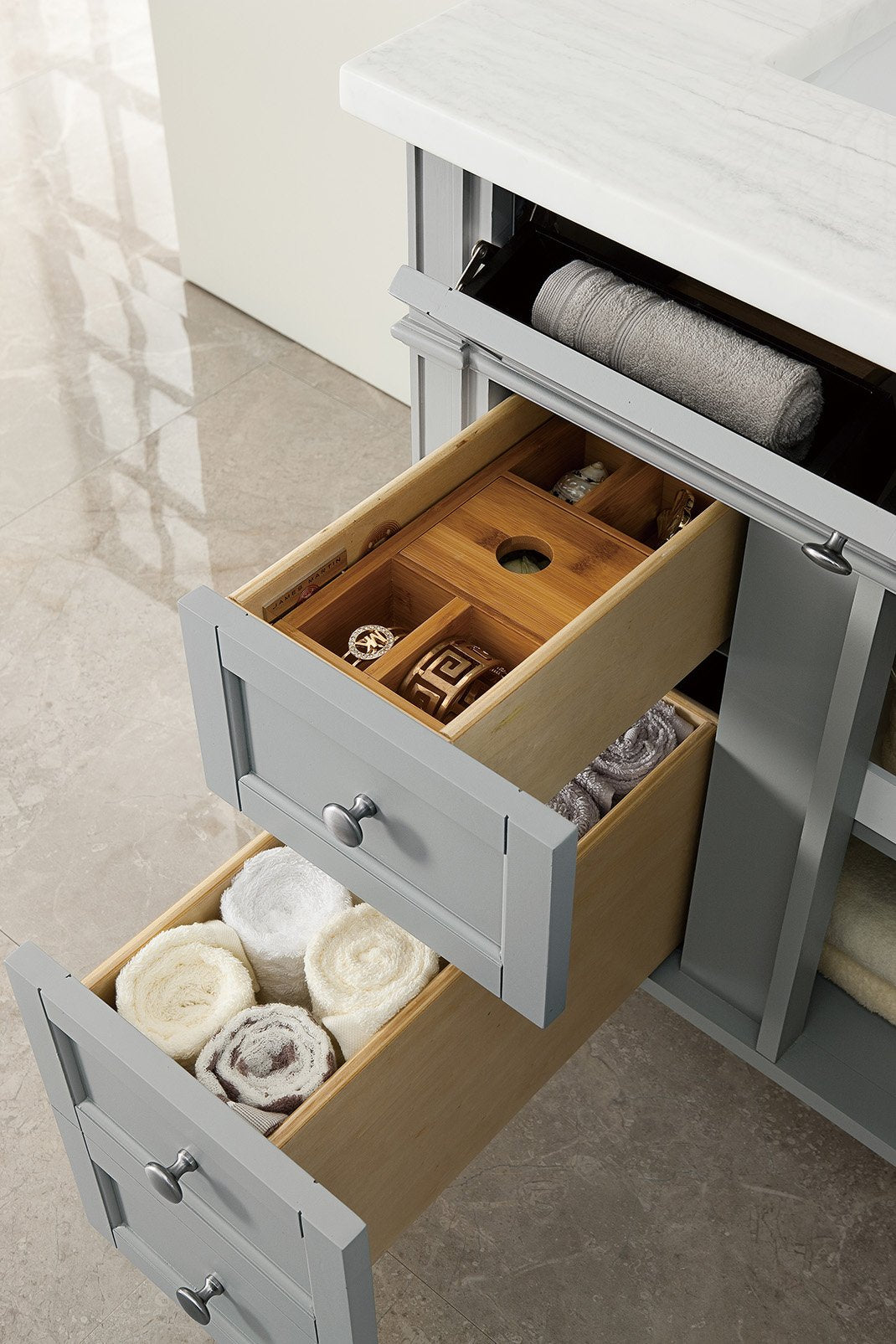 30" Brittany Urban Gray Single Sink Bathroom Vanity, James Martin Vanities - vanitiesdepot.com