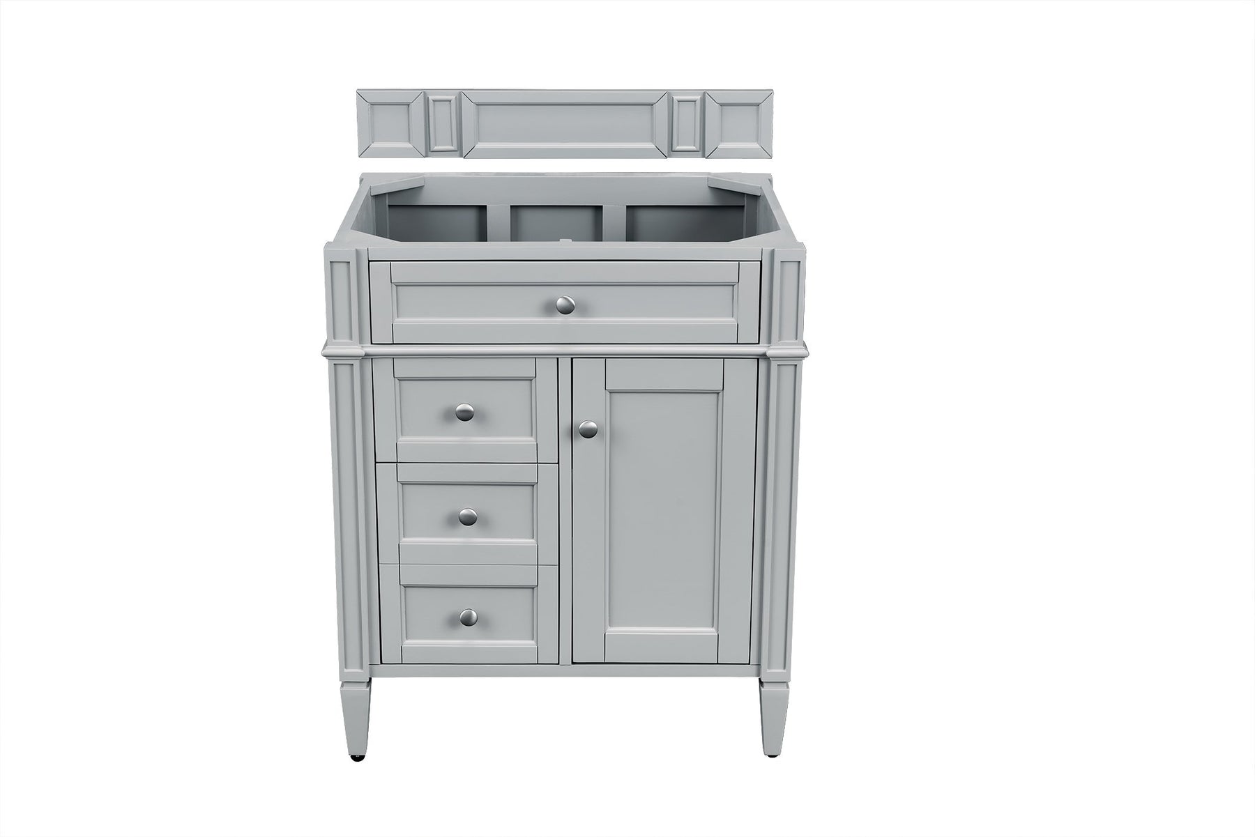 30" Brittany Urban Gray Single Sink Bathroom Vanity, James Martin Vanities - vanitiesdepot.com