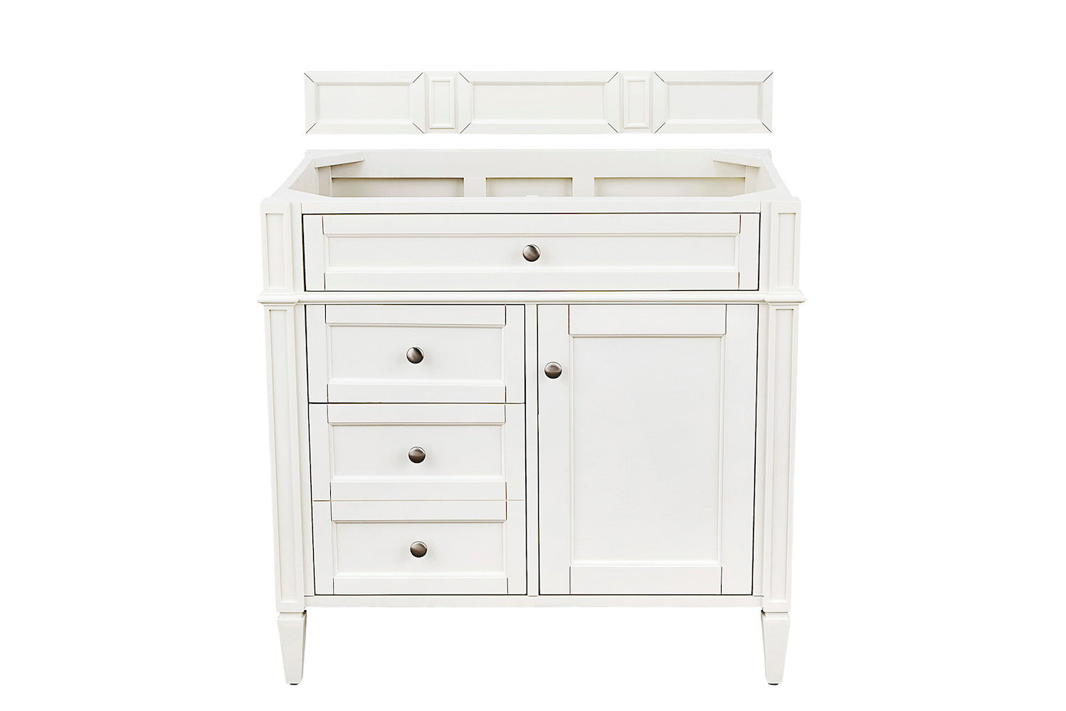 36" Brittany Single Bathroom Vanity, Bright White