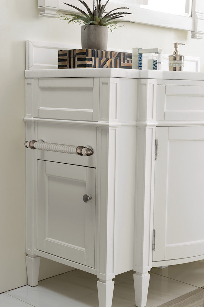 46" Brittany Single Bathroom Vanity, Bright White