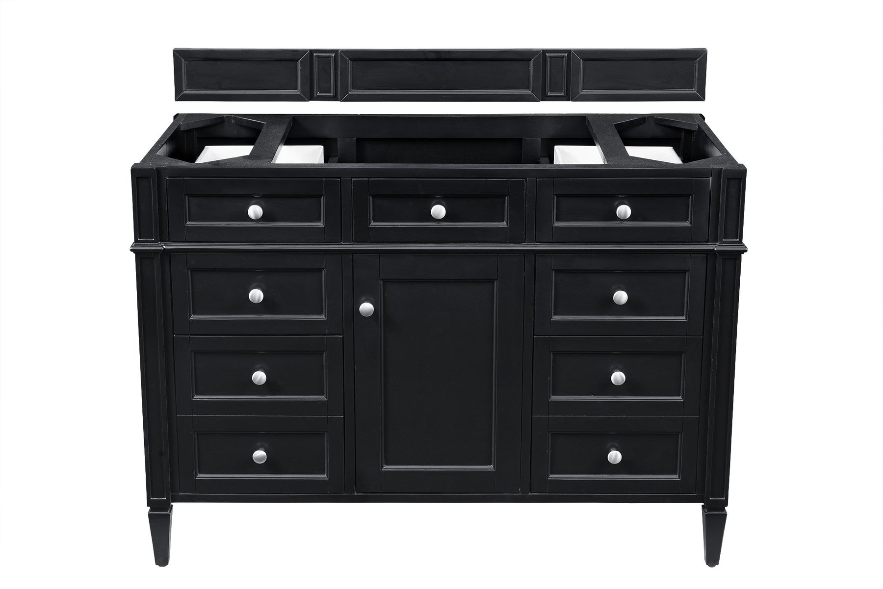 48" Brittany Single Bathroom Vanity Black Onyx, James Martin Vanities - vanitiesdepot.com