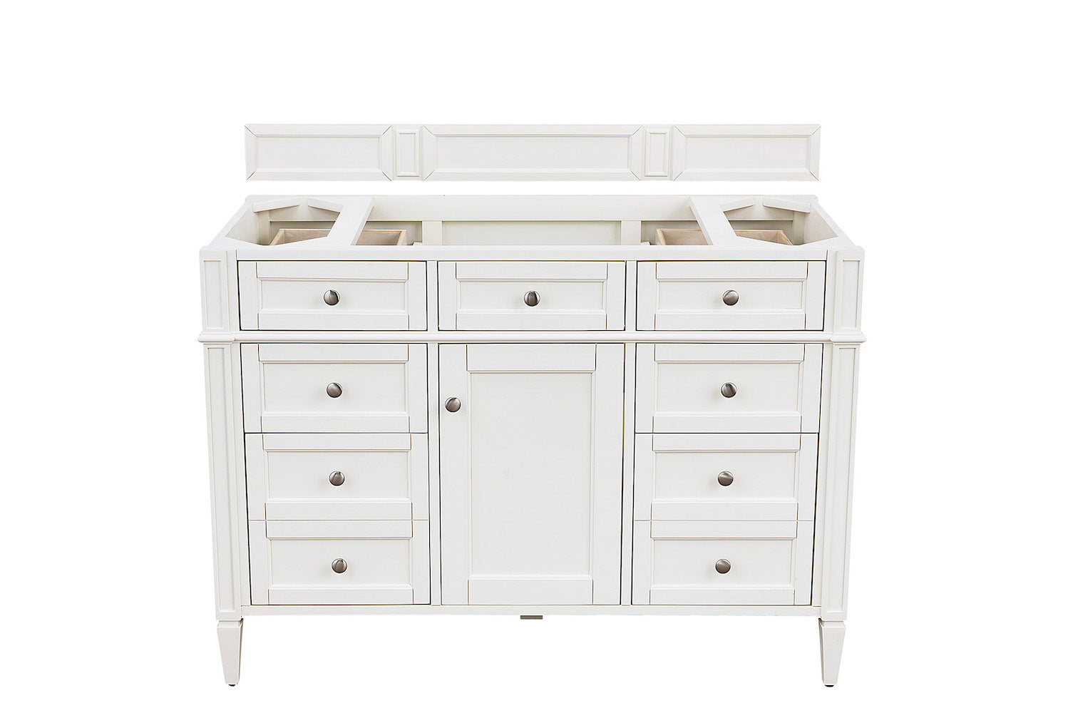 48" Brittany Single Bathroom Vanity, Bright White
