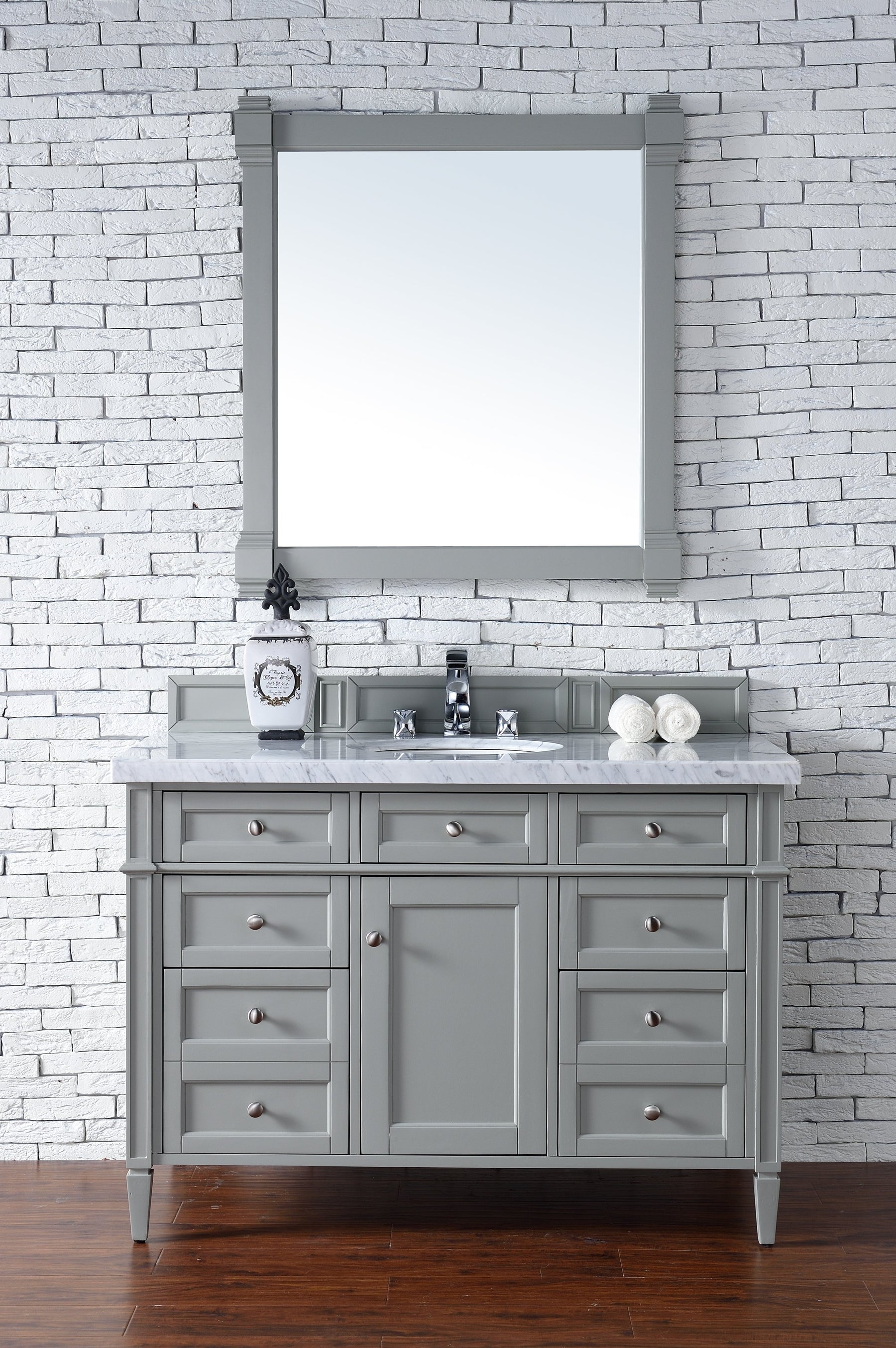 48" Brittany Single Bathroom Vanity Urban Gray, James Martin Vanities - vanitiesdepot.com