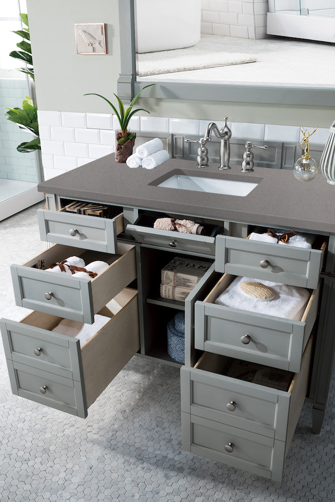 48" Brittany Single Bathroom Vanity, Urban Gray