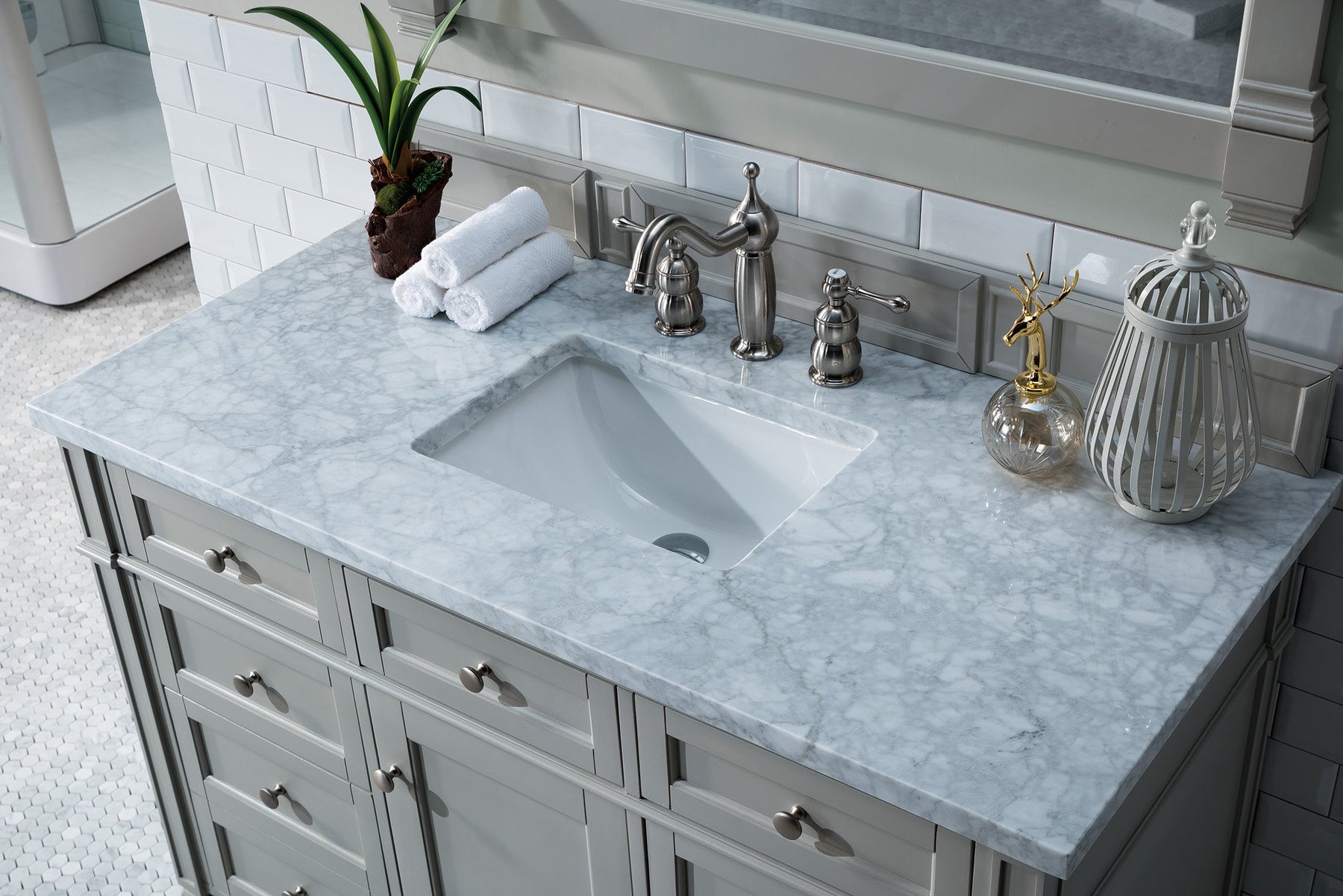 48" Brittany Single Bathroom Vanity Urban Gray, James Martin Vanities - vanitiesdepot.com