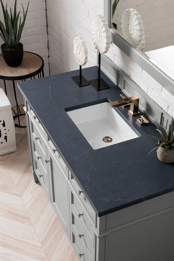 48" Brittany Single Bathroom Vanity, Urban Gray