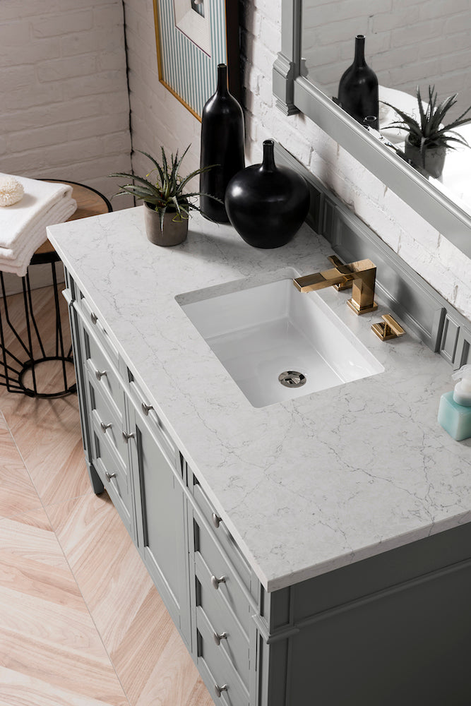 48" Brittany Single Bathroom Vanity, Urban Gray