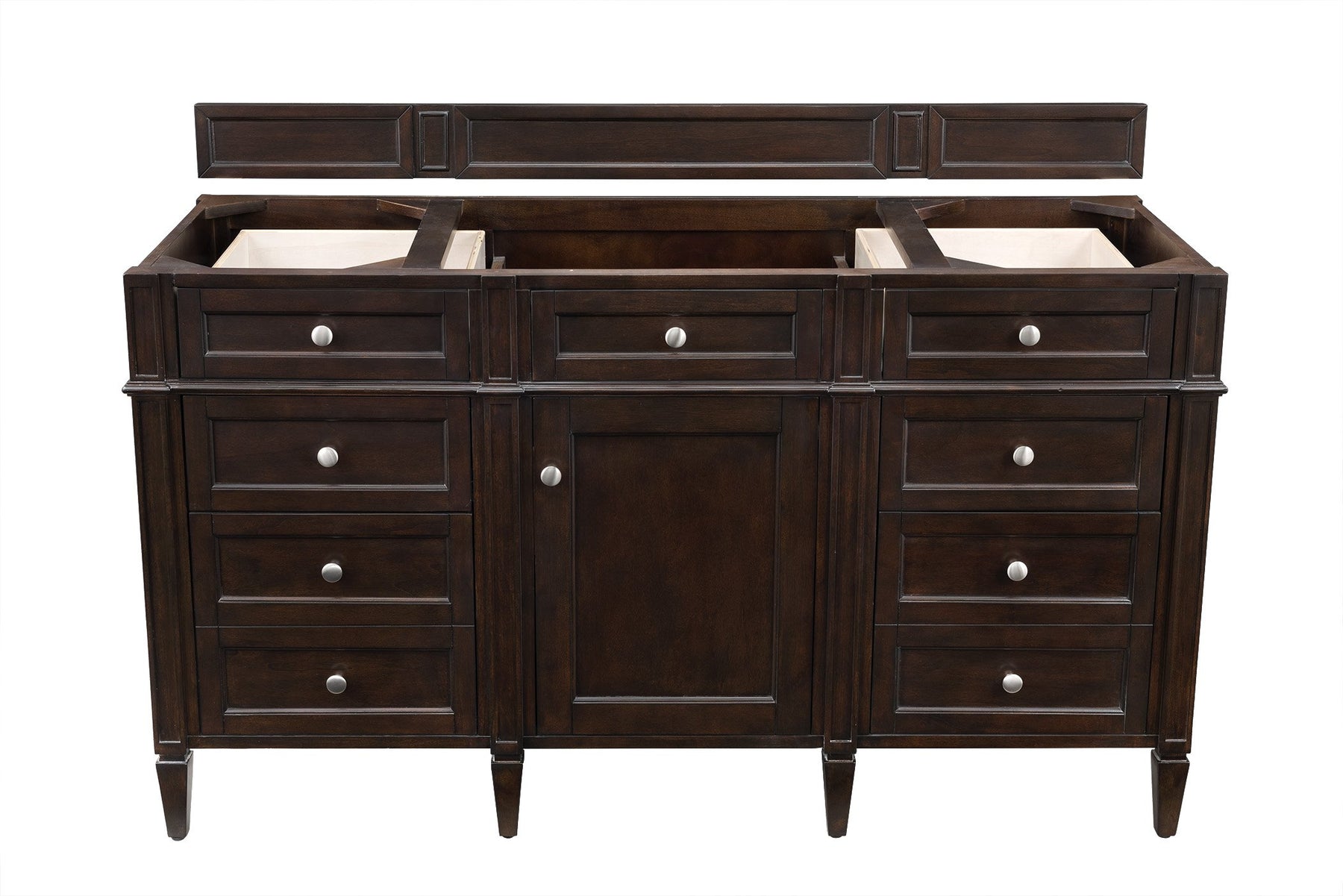 60" Brittany Single Bathroom Vanity Burnished Mahogany, James Martin Vanities - vanitiesdepot.com