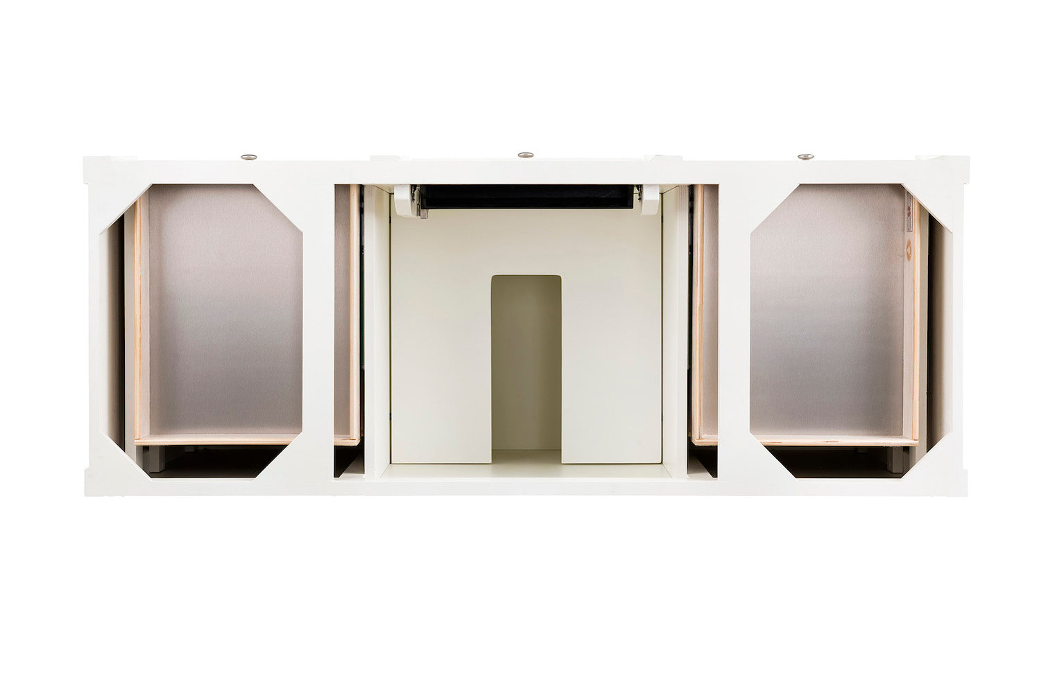 60" Brittany Single Bathroom Vanity, Bright White
