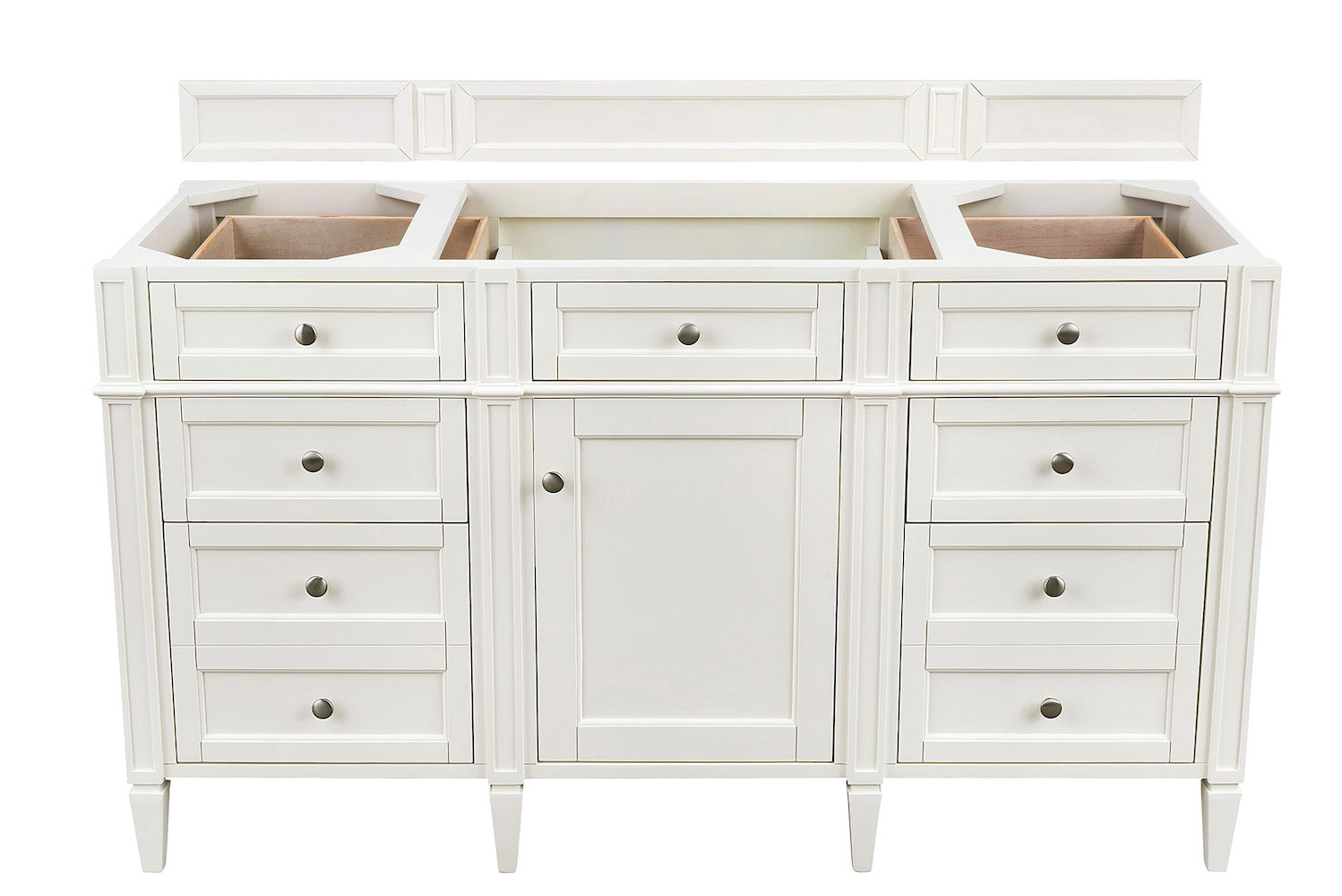 60" Brittany Single Bathroom Vanity, Bright White