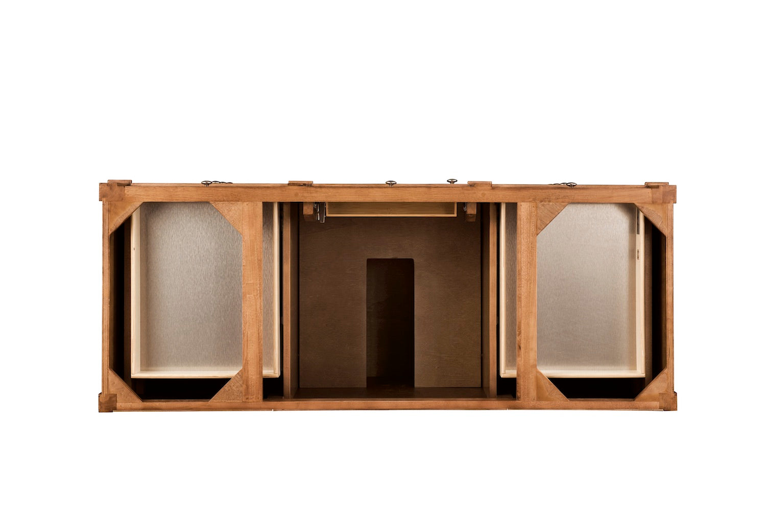 60" Brittany Single Bathroom Vanity, Saddle Brown
