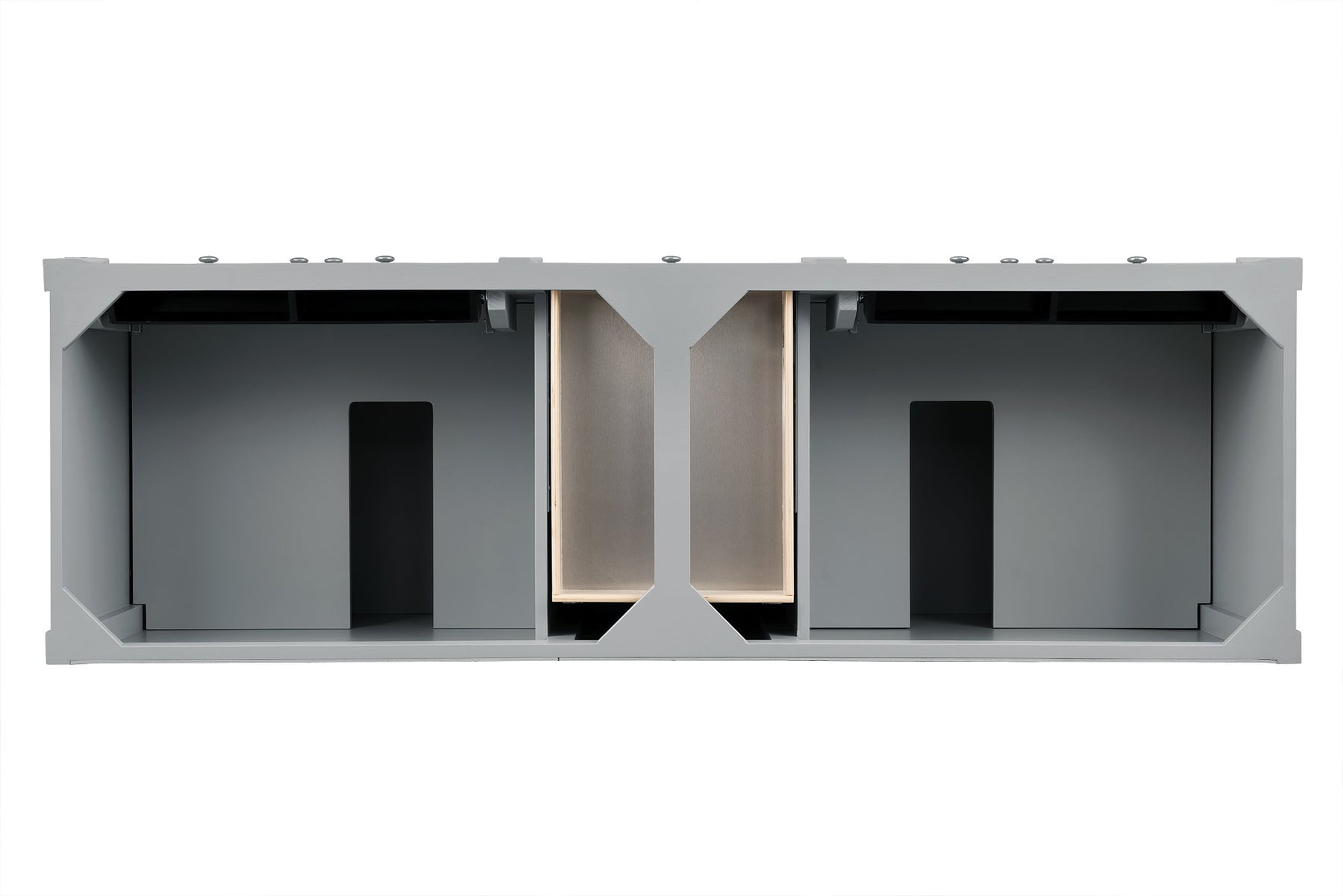 72" Brittany Double Bathroom Vanity Urban Gray, James Martin Vanities - vanitiesdepot.com