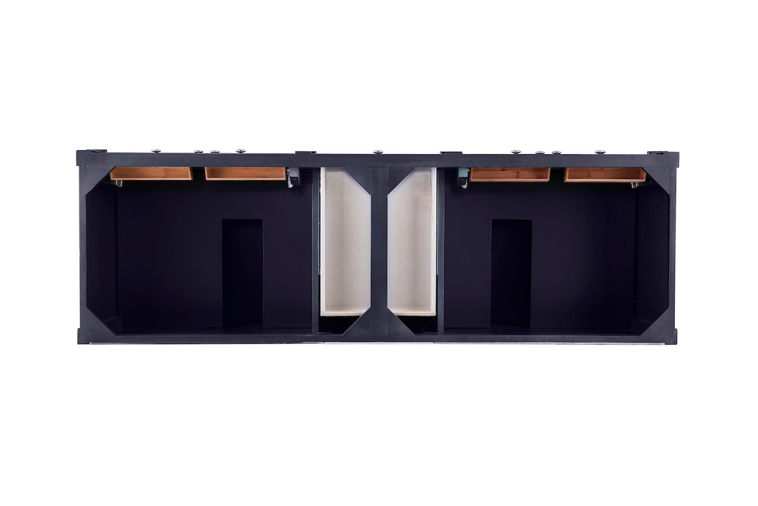 72" Brittany Double Bathroom Vanity, Victory Blue
