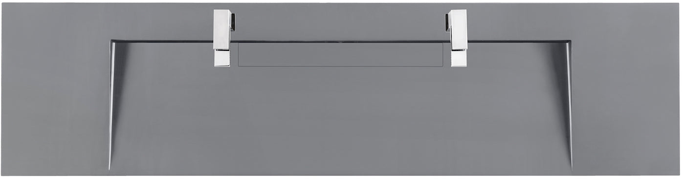 72" Mercer Island Double Sink Bathroom Vanity, Coffee Oak w/ Brushed Nickel