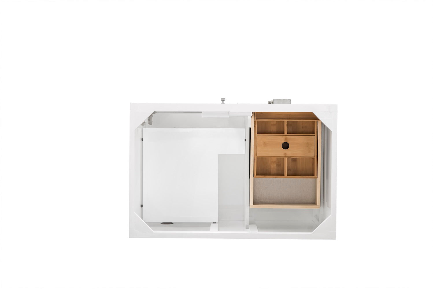 36" Addison Single Sink Bathroom Vanity, Glossy White