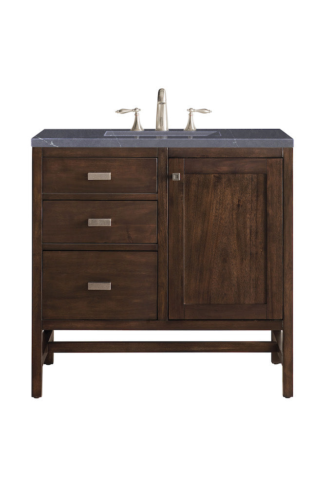 36" Addison Single Sink Bathroom Vanity, Mid Century Acacia