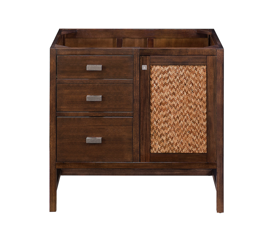 36" Addison Single Sink Bathroom Vanity, Mid Century Acacia
