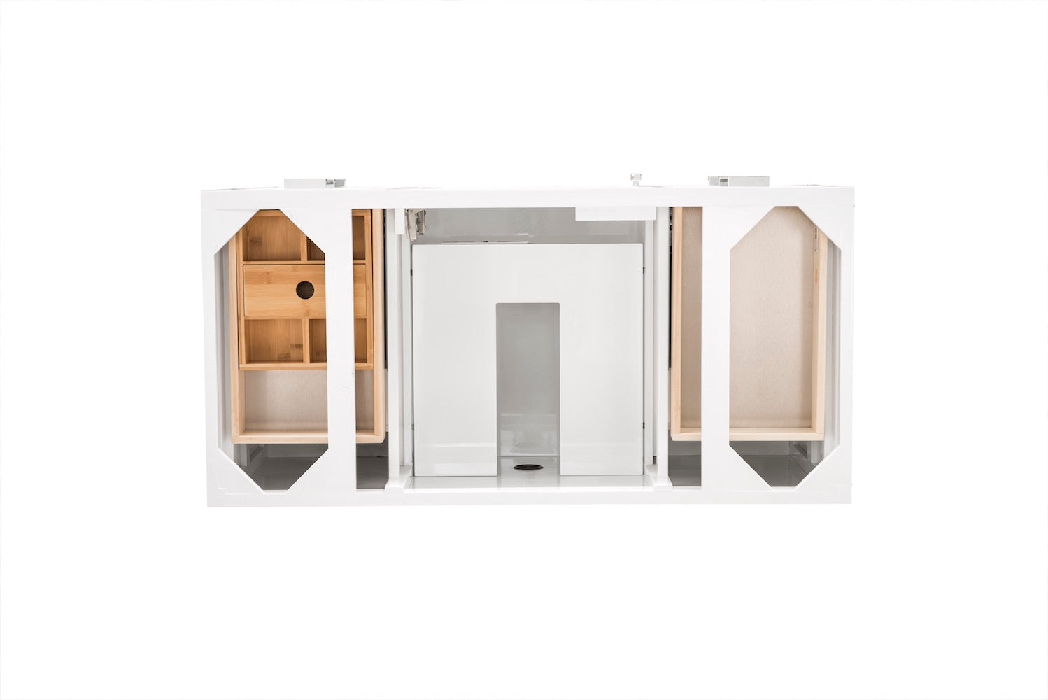 48" Addison Single Sink Bathroom Vanity, Glossy White