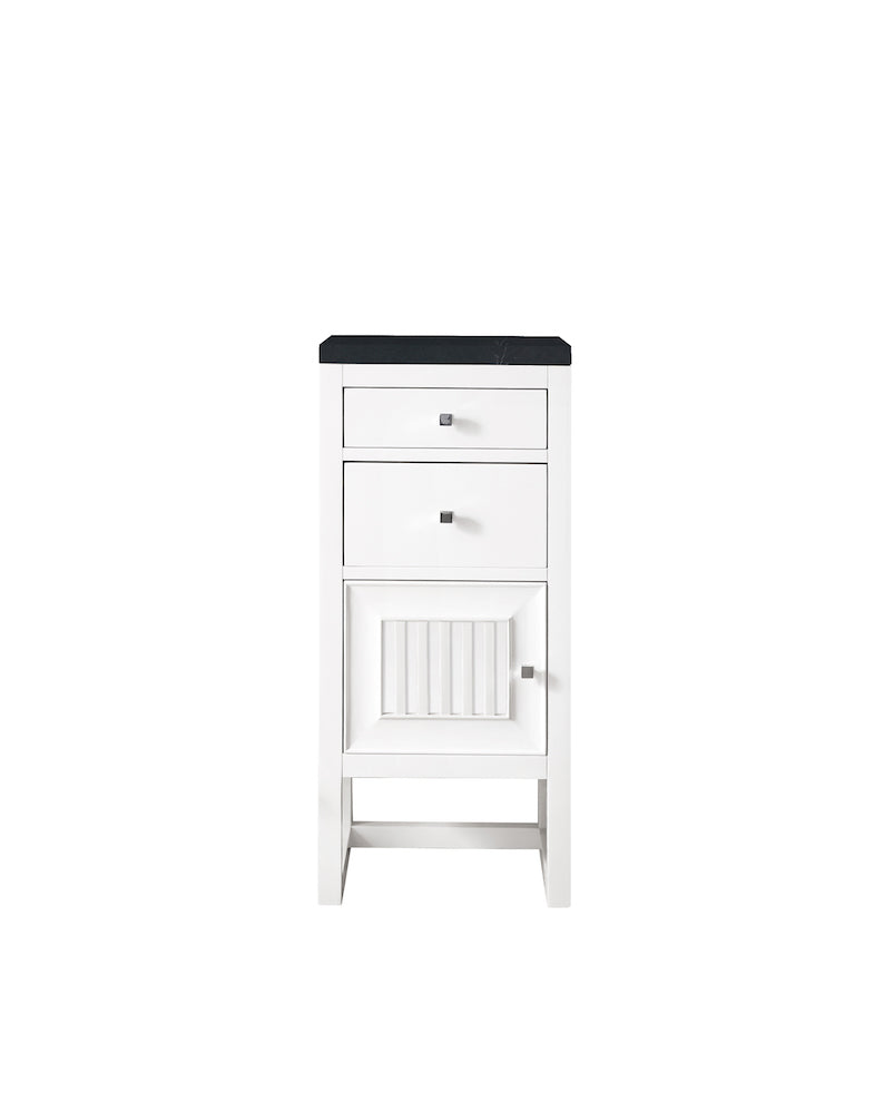 15" Athens Storage Cabinet w/ Drawers, Glossy White