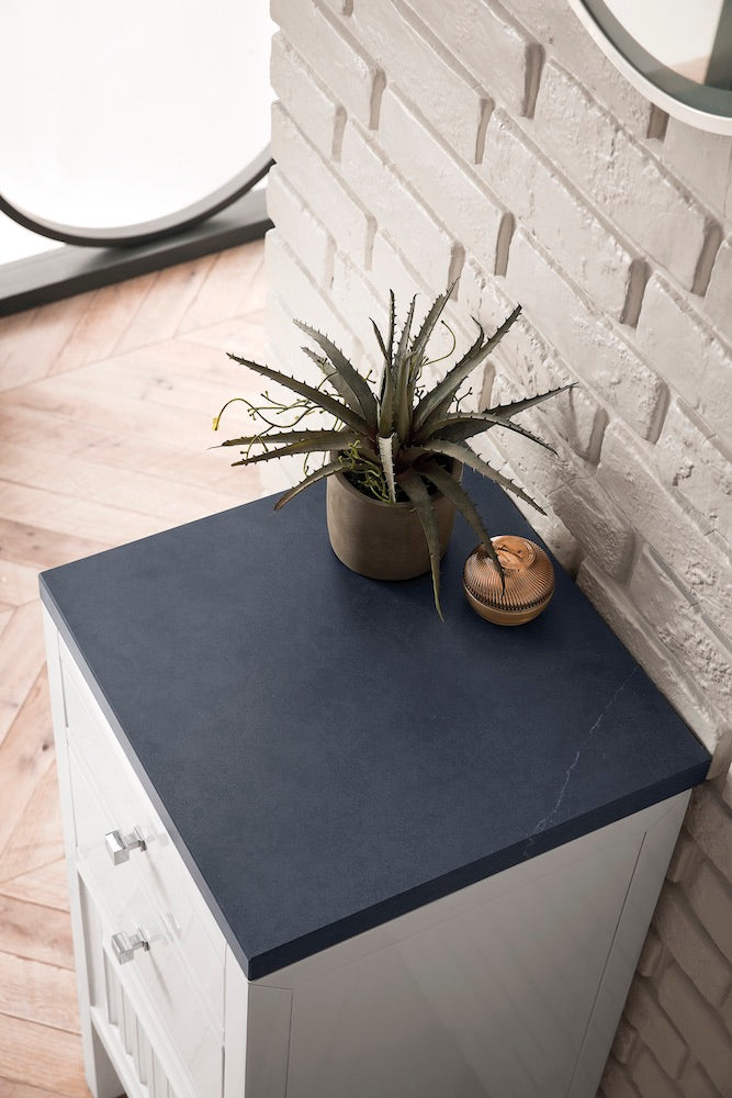 15" Athens Storage Cabinet w/ Drawers, Glossy White