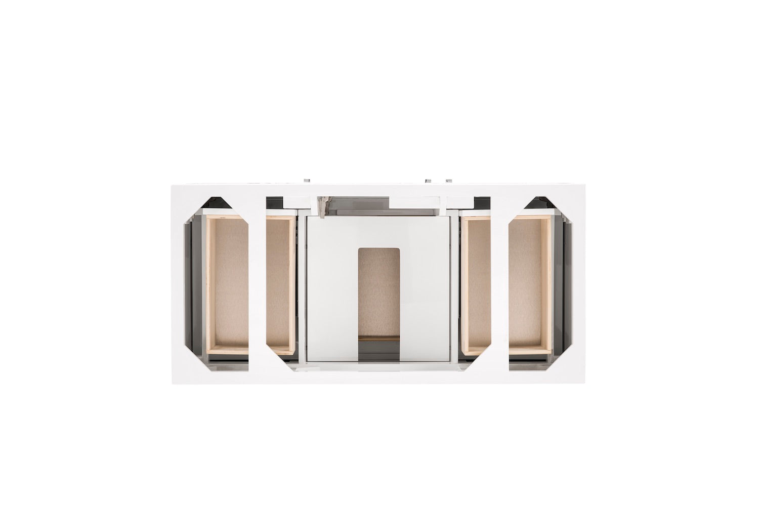 48" Athens Single Sink Bathroom Vanity, Glossy White