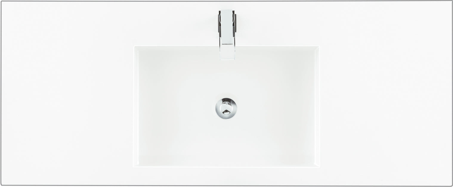 48" Columbia Single Sink Bathroom Vanity, Coffee Oak w/ Brushed Nickel