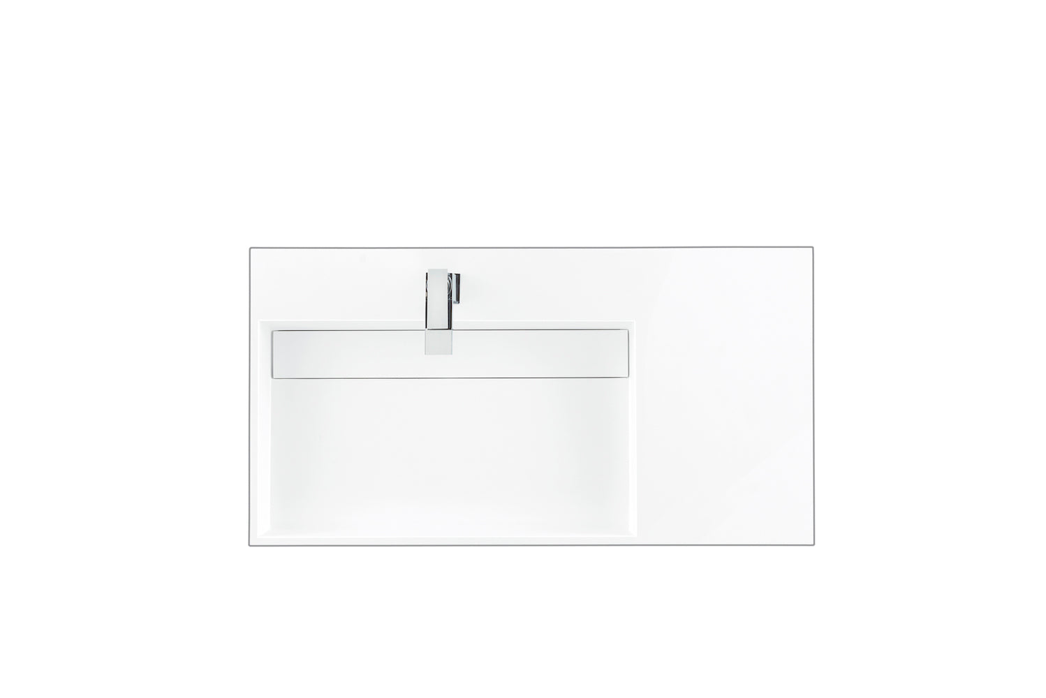 36" Mercer Island Single Sink Bathroom Vanity, Ash Gray w/ Matte Black
