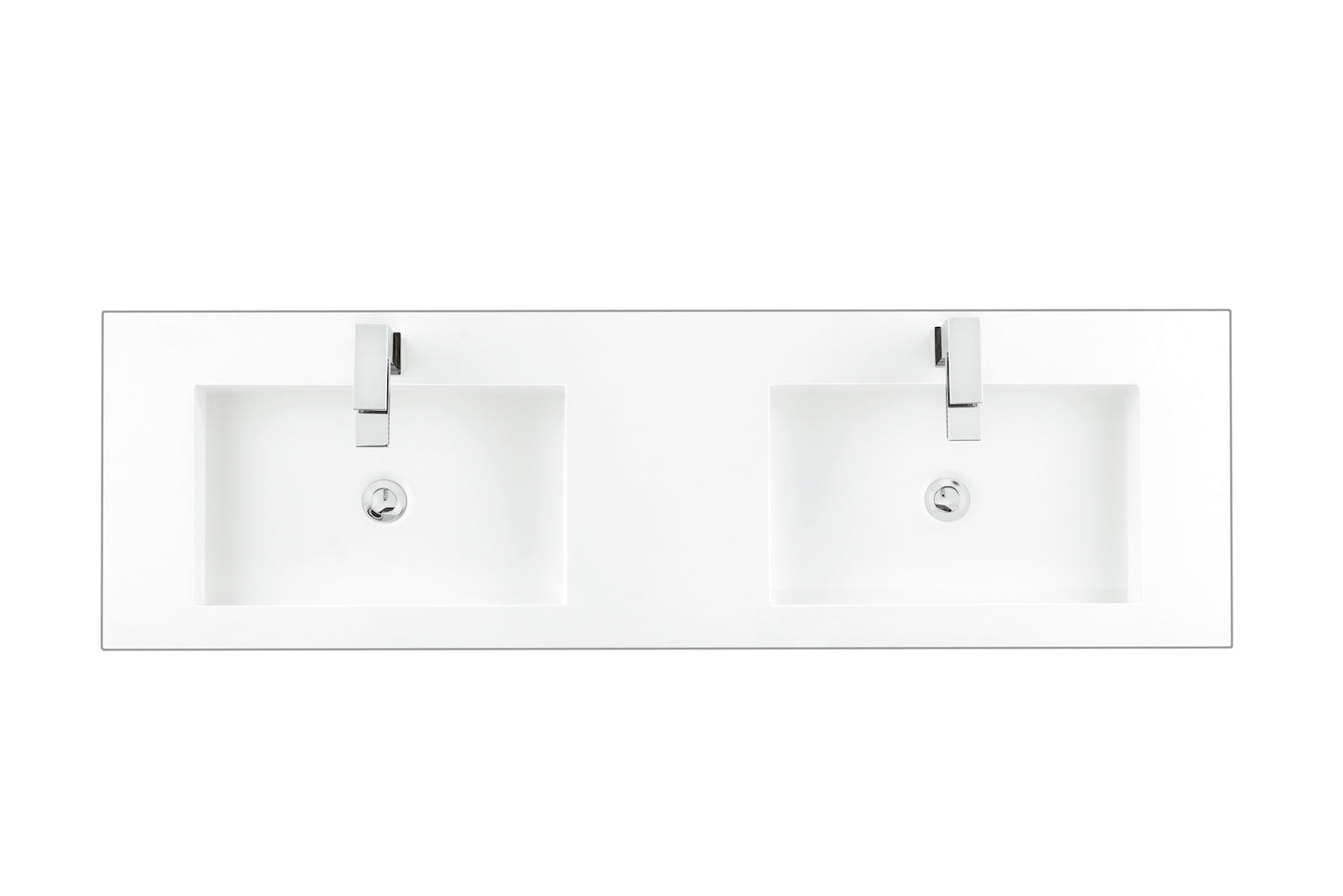 59" Mercer Island Double Sink Bathroom Vanity, Coffee Oak w/ Matte Black