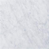 15" Linen Top, No Holes, Carrara Marble 3CM