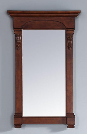 Brookfield 26" Mirror, Warm Cherry, James Martin Vanities - vanitiesdepot.com